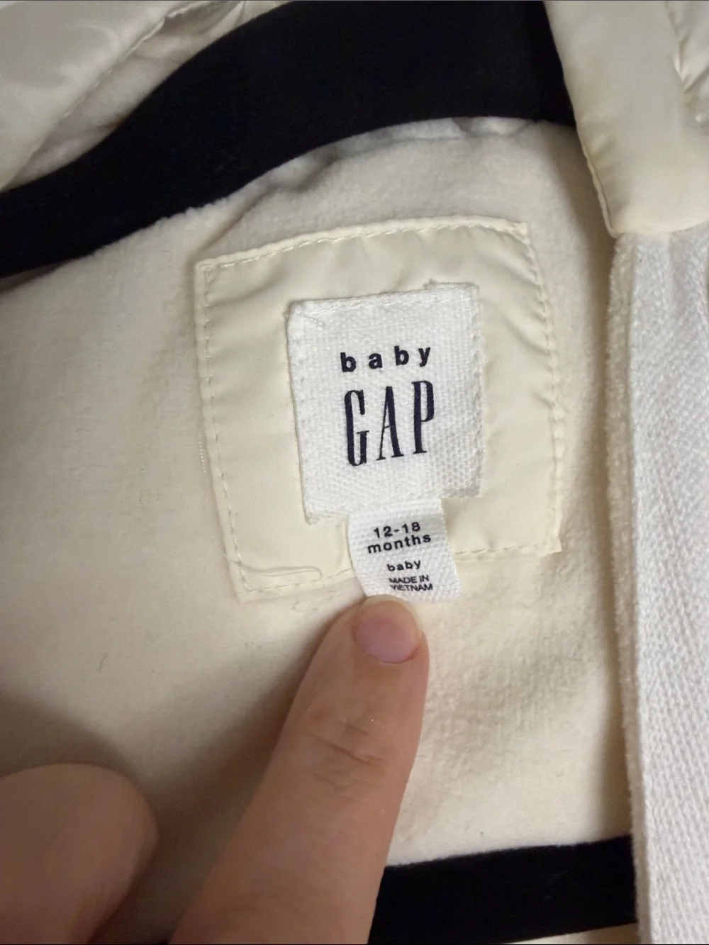 Baby Gap Neutral Ivory Frost WARMEST CONVERTIBLE BUNTING BAG Winter Suit 12-18Mo
